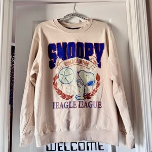 New! Snoopy Beagle League Sweatshirt